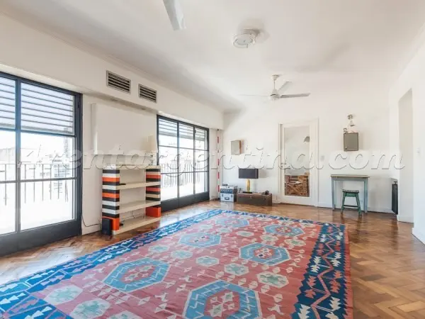 Furnished studio apartment for short-term rental in central Buenos Aires