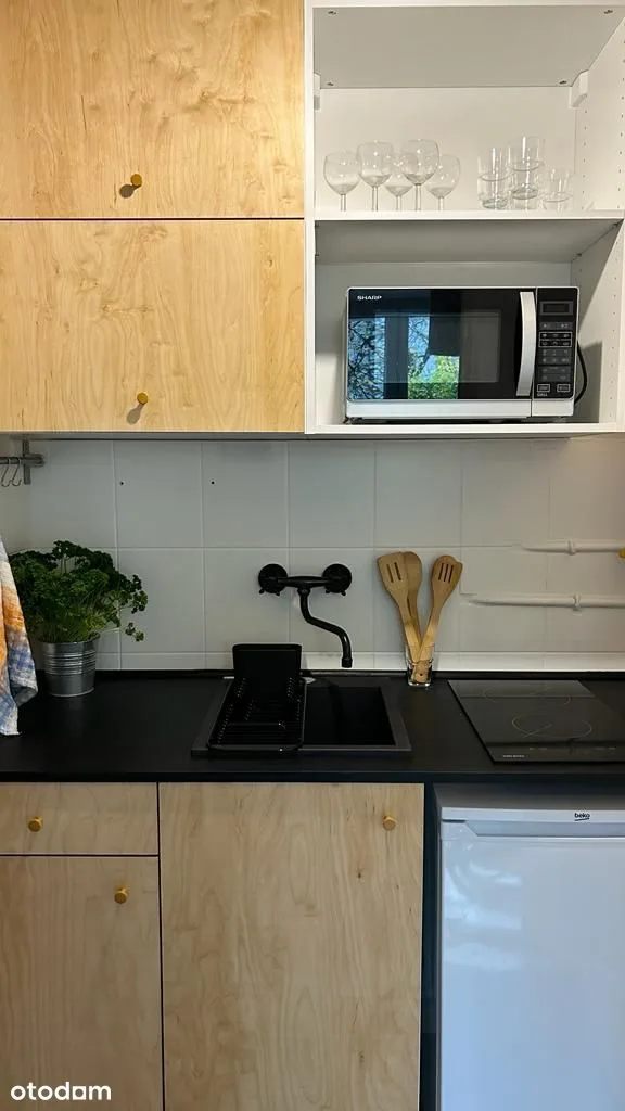 Kawalerka na wysokim parterze