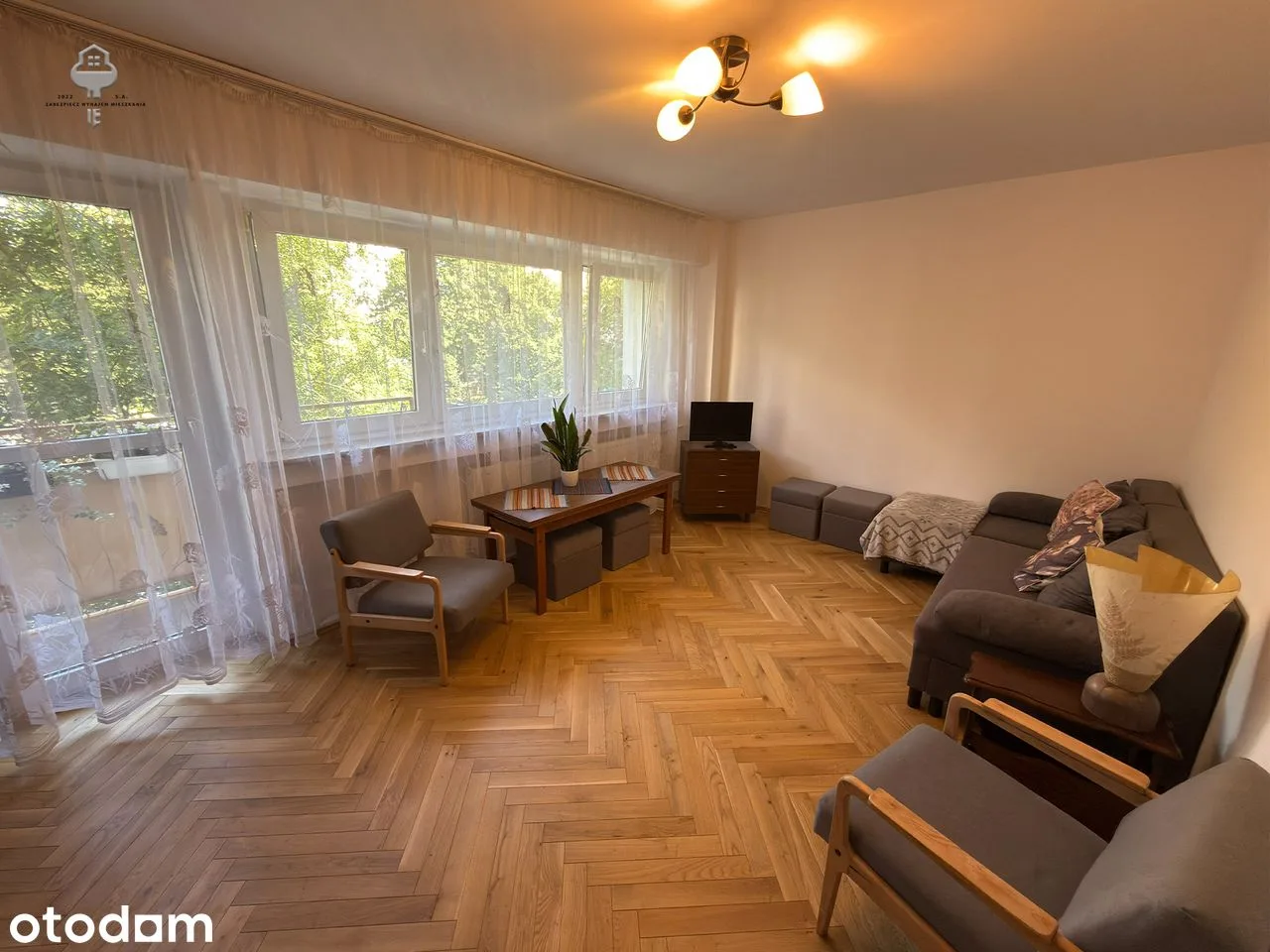 2 bedrooms with balcony, Bielany