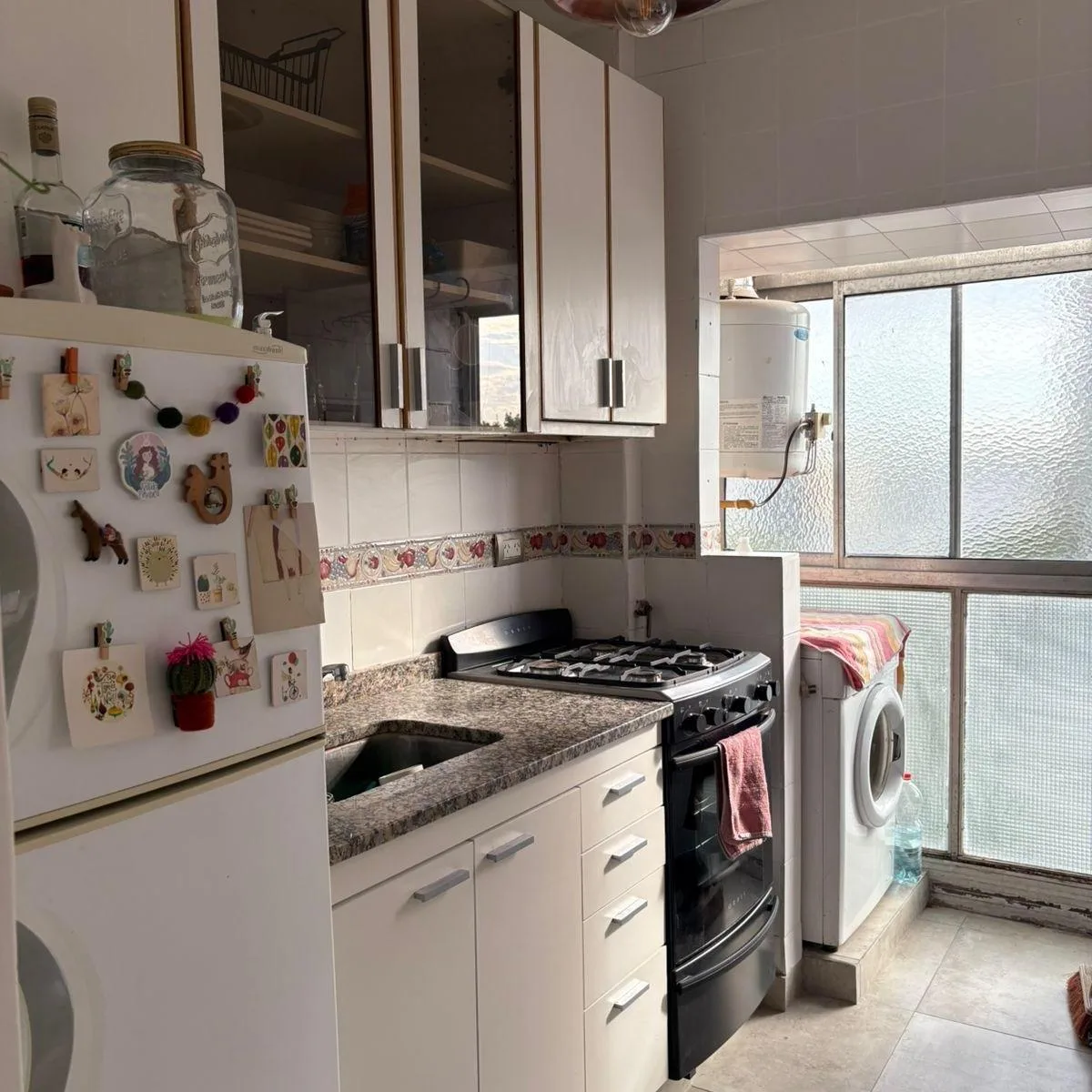 2 quartos, varanda norte, mobiliado