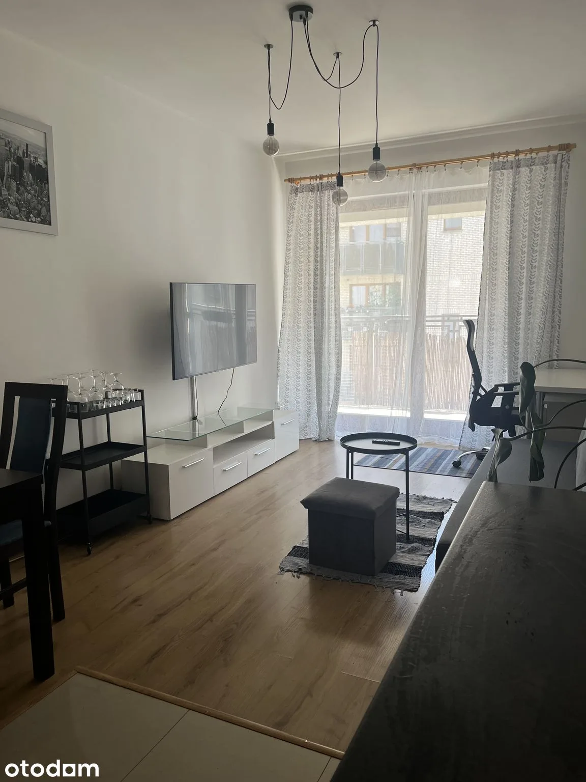 2 bedrooms with parking and balcony, Wola