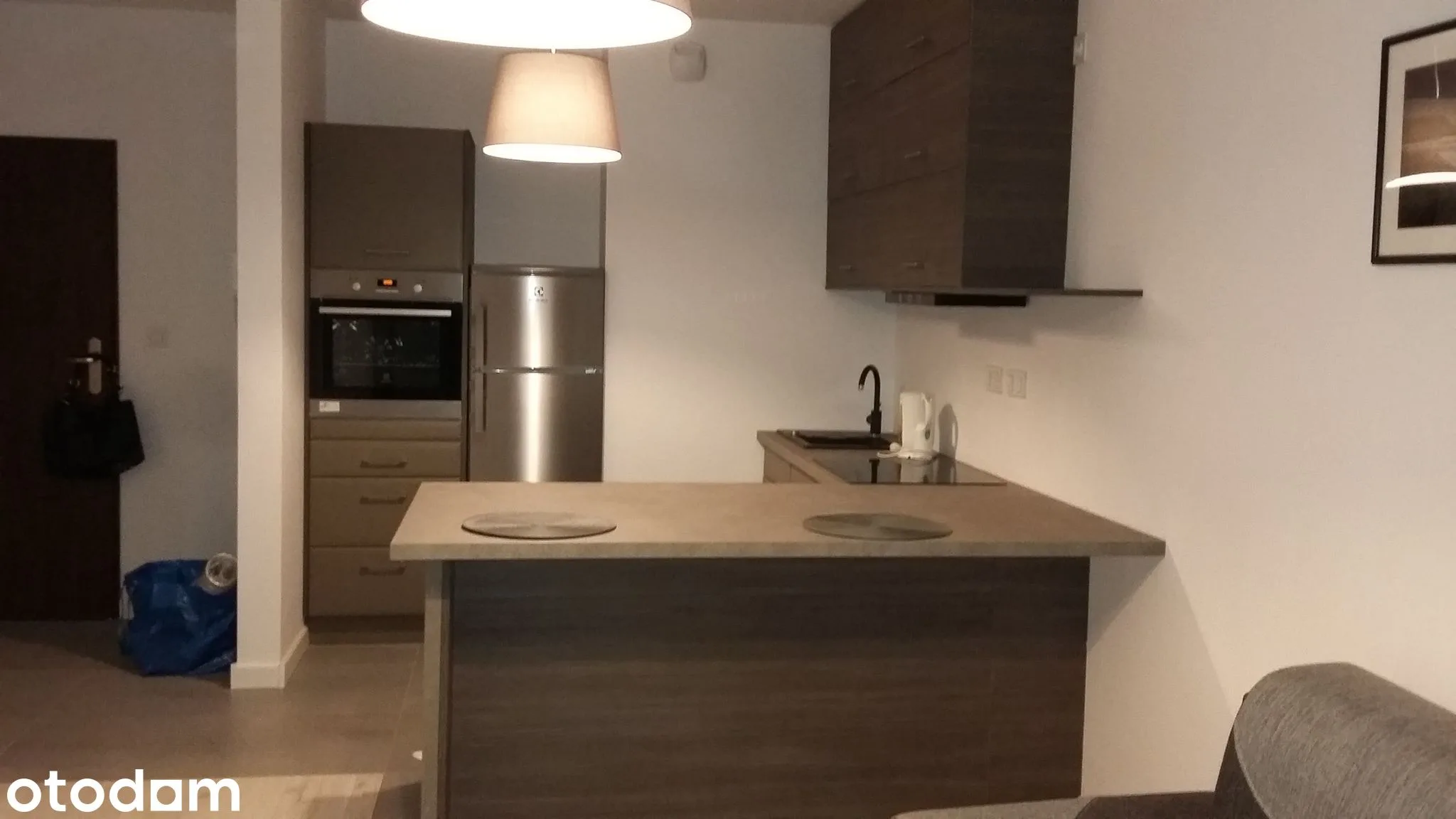 Студия 39 м² с балконом